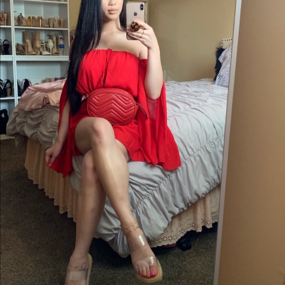 Red romper